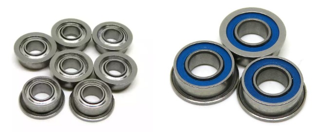 MF series miniature flanged bearings