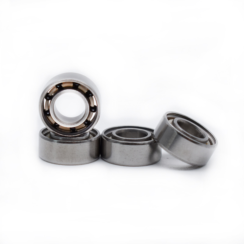 ABEC9 5x10x4mm SMR105C-UG peek cage hybrid ceramic Si3N4 ball bearing for special applications