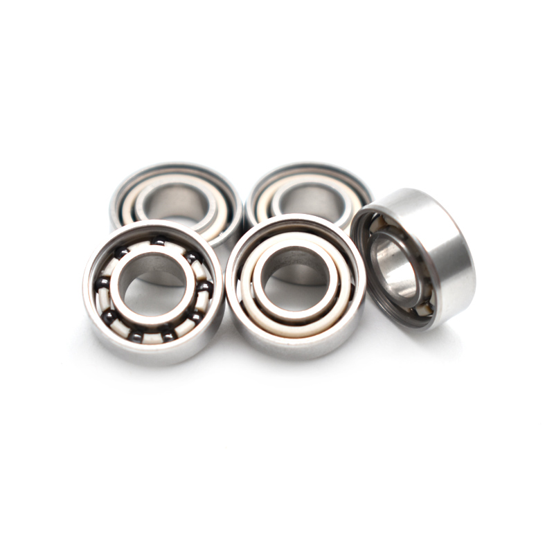 SMR115C 5x11x4 Silicon nitride Si3n4 balls PEEK cage retainer hybrid ceramic bearing for high temperature
