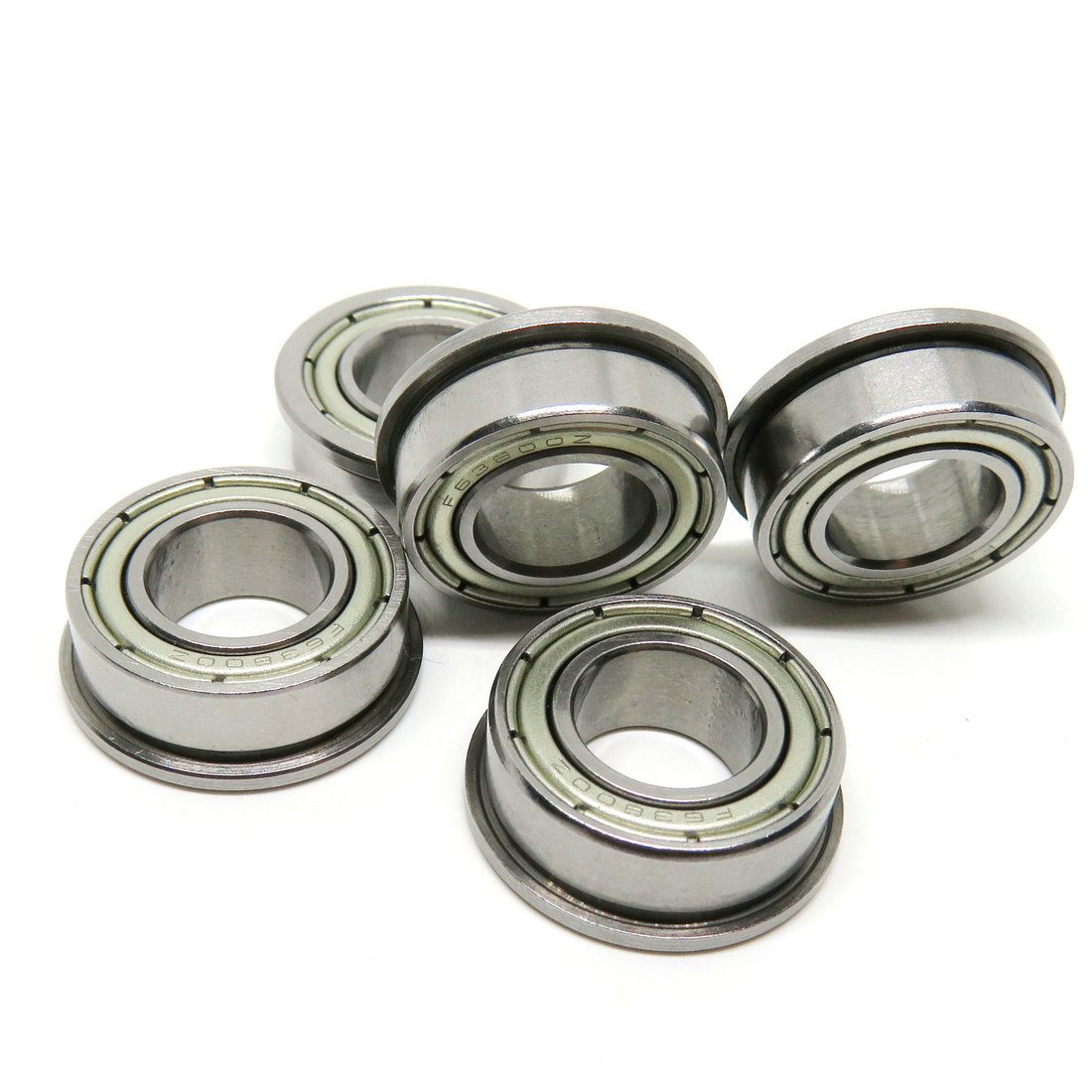 F6200 ZZ 10x30x9mm flange ball bearing F6200ZZ F6201 F6202 F6203 F6204 F6205 F6206 F6207Z for textile machinery bearing