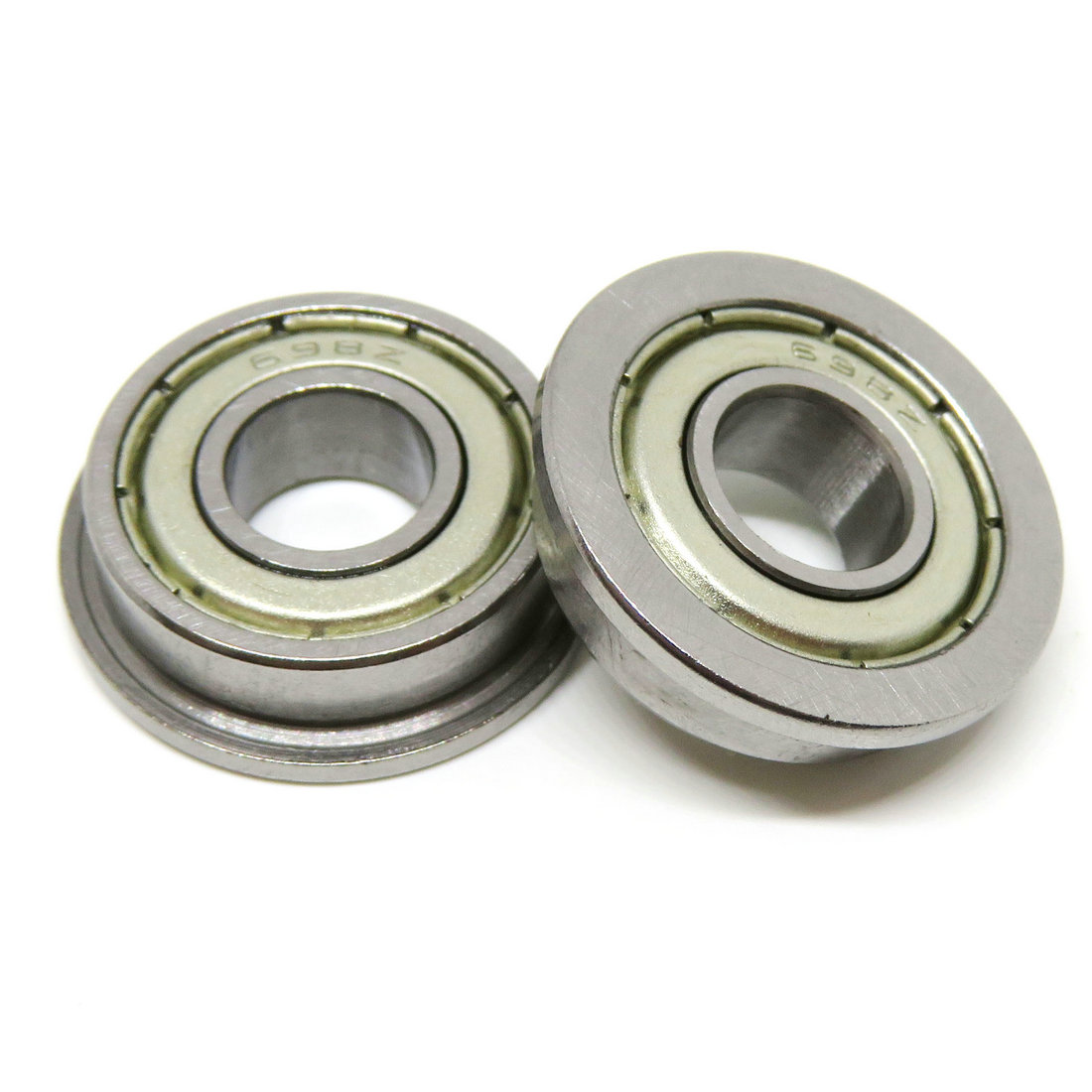 Chrome Steel 8x19x6mm Metal Shields Flange Ball Bearing F698-ZZ F698ZZ for Printer.jpg