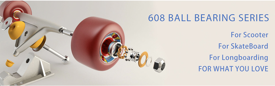 ILQ9 High precision colorful rubber seal 608-2rs skateboard bearing 608 rs 2RS.jpg