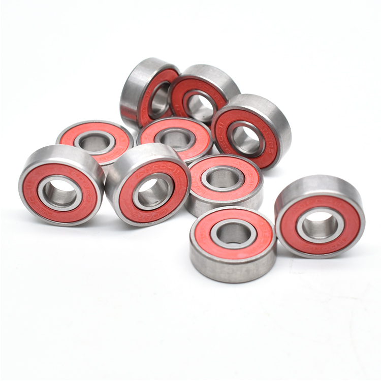 High Performance ABEC 11 red black seals 608RS Roller Skate 8X22X7mm Skateboard 608 rs 2rs Bearings
