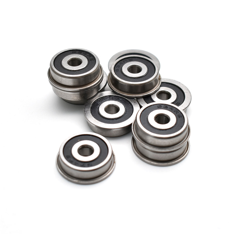 F634RS Flange Bearing 4x16x5mm ABEC-1 Precision Bearing Flanged Bearings F634-2RS F634 RS.jpg