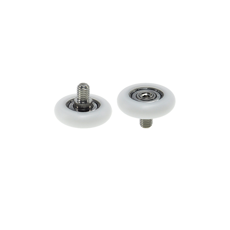 BSR60835-8C3L10M8 Interchangeable Plastic Bearing with Rubber Coating and External Thread for Modular Systems.jpg