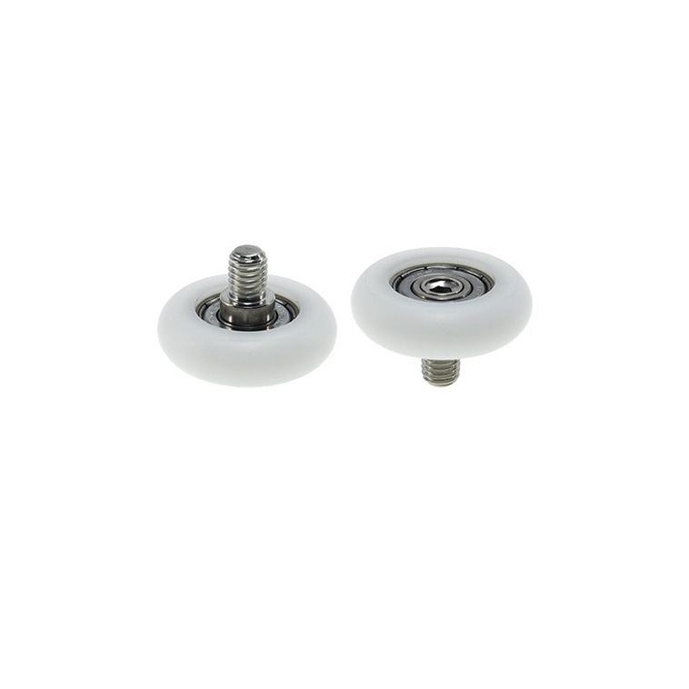BSR60836-10C2L10M8 Corrosion-Resistant NYLON Roller Bearing with Screw for Harsh Environments.jpg