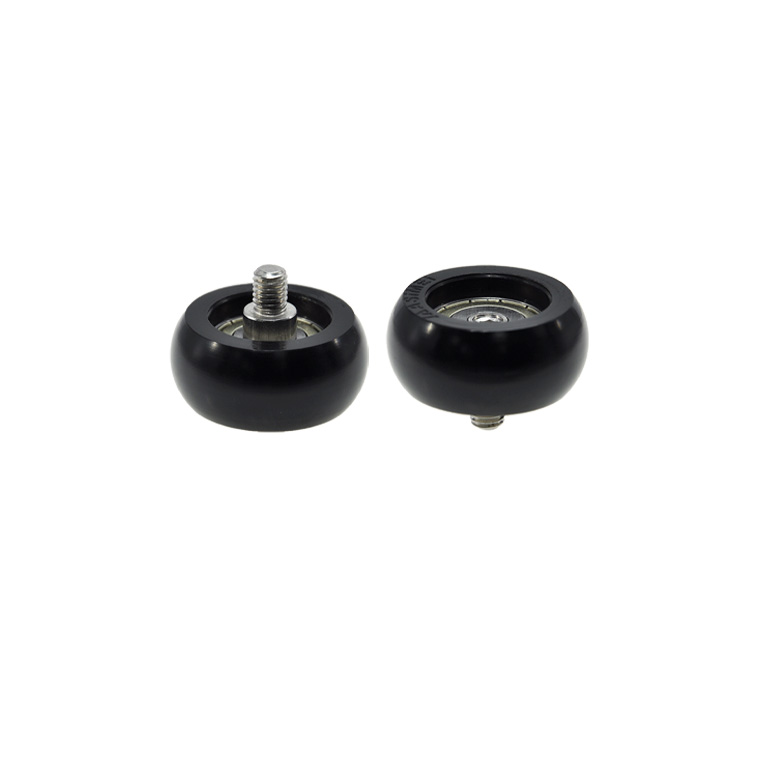 BSR63845-20C1L10M8 M8x45x20mm Plastic coated bearing pulley for outer spherical spiral door roller.jpg