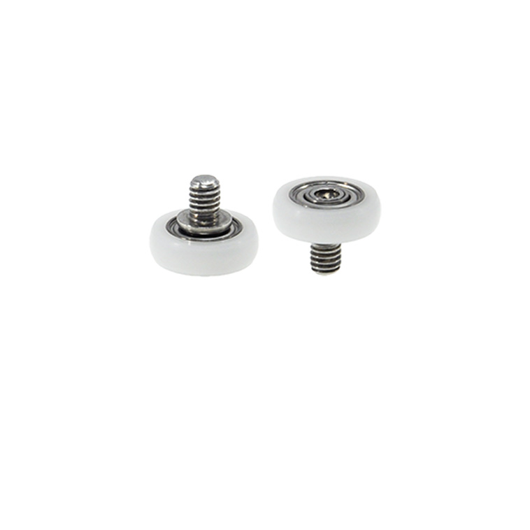 BSR68413-4C1L5M4 M4x13x4mm Screw M4 Plastic Roller Bearings POM NYLON POK Roller Wheel Pulley for Small Home Appliances