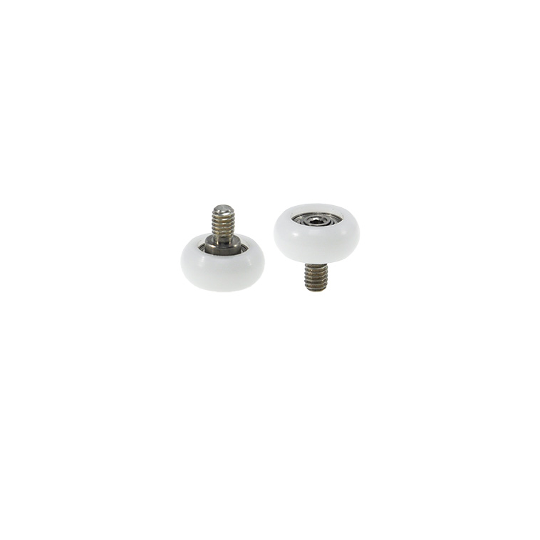 BSR68414-4C1L5M4 M4x14x4mm R type ball bearing with plastic cover POM screw small pulley for sliding doors and windows furniture.jpg