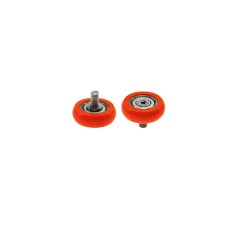 BSR68419-4.5C1L5M4 M4x19x4.5mm Full Set of Nylon Coated Roller Bearings Small Pom Plastic Roller Wheels with Screws for Home Office Furniture.jpg