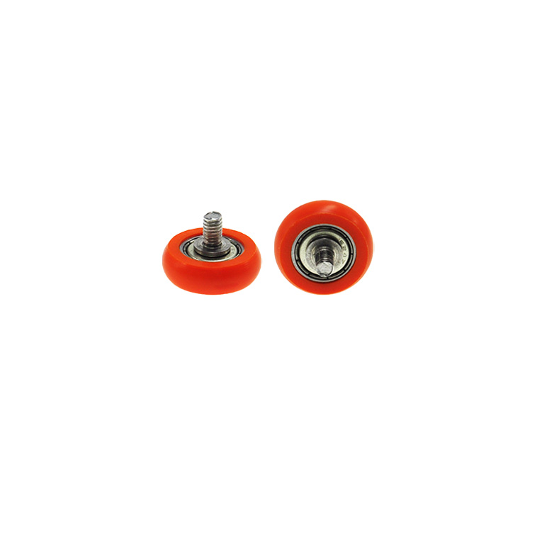 BSR68419-4.5C1L5M4 M4x19x4.5mm Full Set of Nylon Coated Roller Bearings Small Pom Plastic Roller Wheels with Screws for Home Office Furniture.jpg
