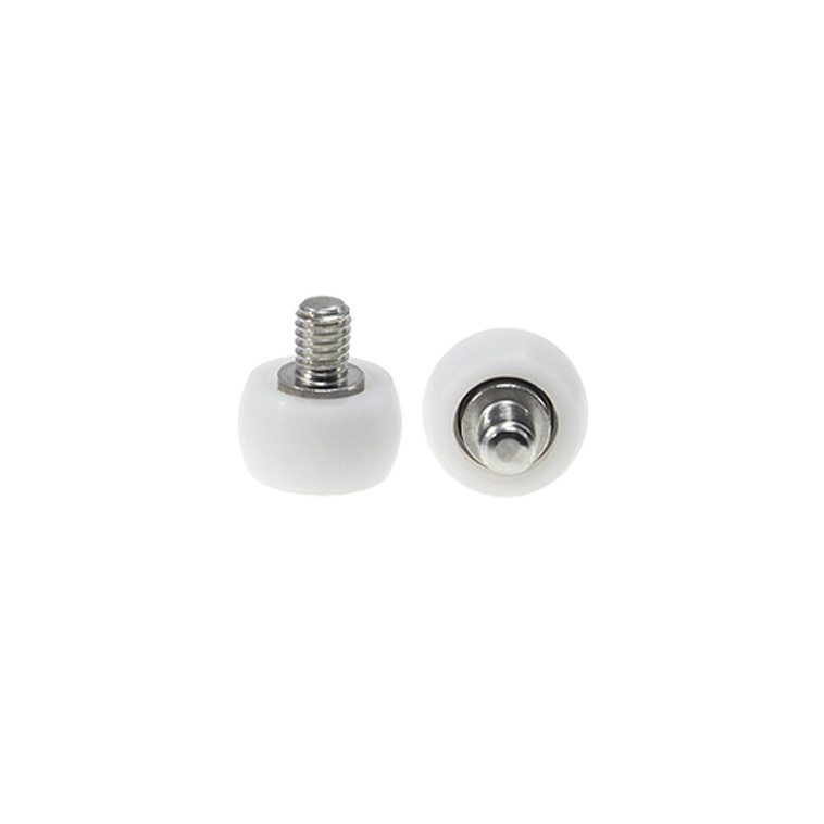 BSR68517-10C1L8M6 M6x17x10mm Rowing machine roller POM coated rowing machine seat wheel plastic bearing pulley.jpg