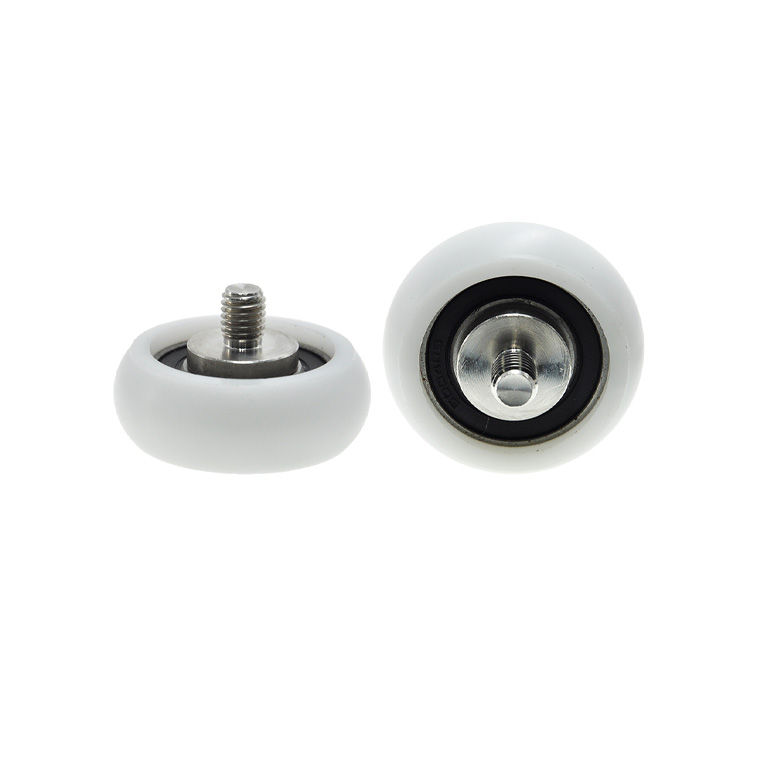 BSR600456-20C1L12M10 M10x56x20mm Cabinet door nylon pulley roller with ball bearing sliding window sliding roller.jpg BSR600456-20C1L12M10 M10x56x20mm Cabinet door nylon pulley roller with ball bearing sliding window sliding roller.jpg
