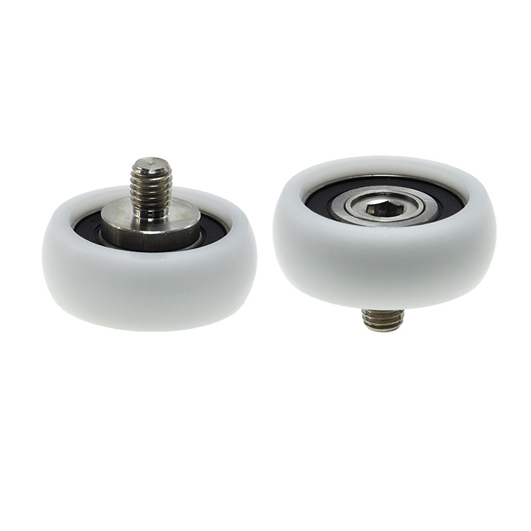 BSR620350-18C2L12M10 M10x50x18mm Plastic ball screw roller bearing 2RS nylon pulley, suitable for various screws.jpg