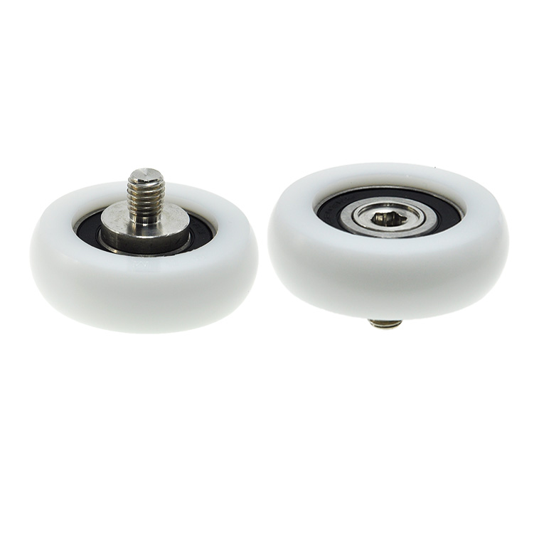 BSR620360-18C2L12M10 M10x60x18mm Plastic roller bearing 2RS seal, Pom nylon pulley rubber wheel ball thread.jpg BSR620360-18C2L12M10 M10x60x18mm Plastic roller bearing 2RS seal, Pom nylon pulley rubber wheel ball thread.jpg