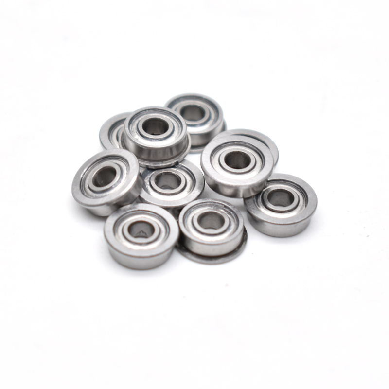 MF83ZZ Metal Shielded Flange Model Precision Ball Bearing 3x8x3mm MF83 ZZ Suitable for small robot joints.jpg