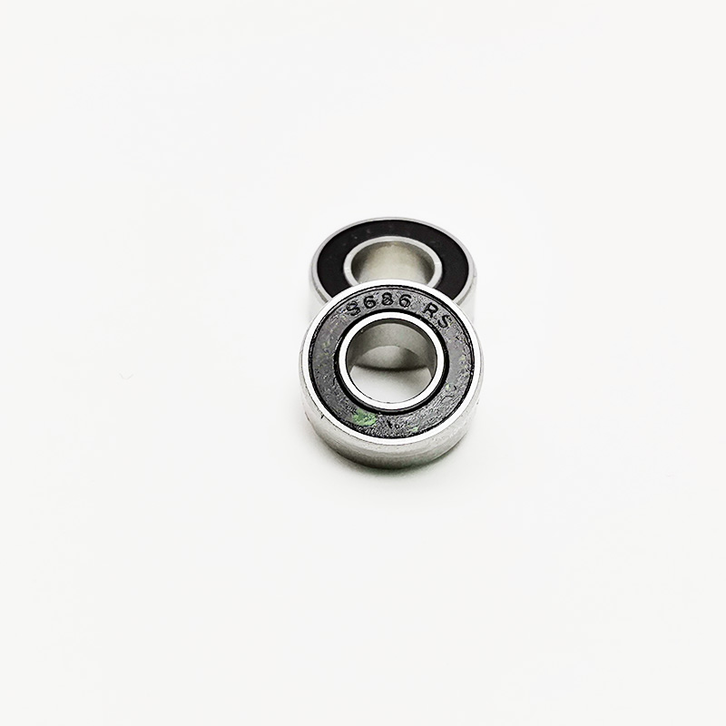 S686-2RS stainless steel deep groove ball bearing (6x13x5mm): smooth rotation, precision miniature size..jpg