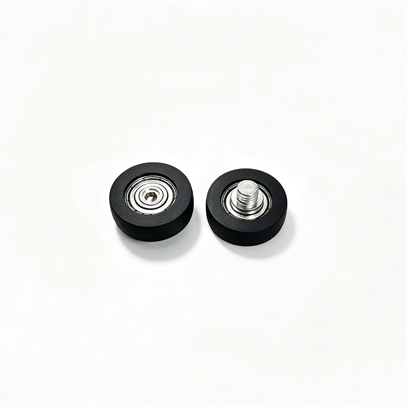 TPU69622-7C1.1L4.4M6 M6x22x7mm 85A Durometer PU Roller with Threaded Hole Suitable for Sliding Doors, Drawers, and Conveyor Equipment