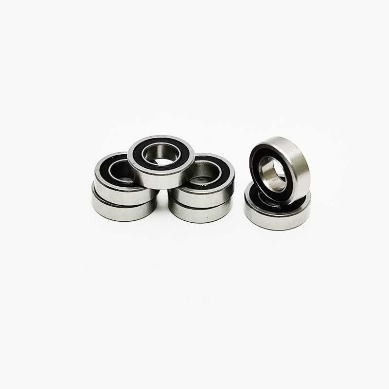 SMR105-2RS W3 5x10x3mm stainless steel miniature ball bearing with double-sided 2RS rubber seals; suitable for precision rotating components..jpg