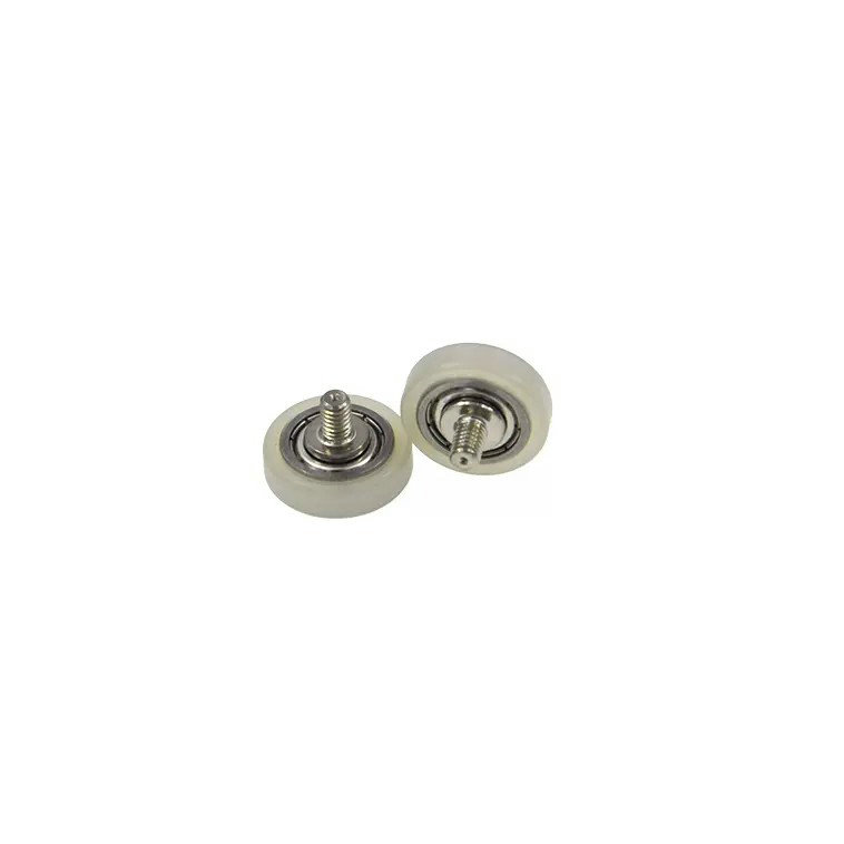 TFL60518-5C1L6M4 PTFE Teflon Roller, Built-in Precision Ball Bearing, Non-stick Chemical Resistant Guide Pulley.jpg