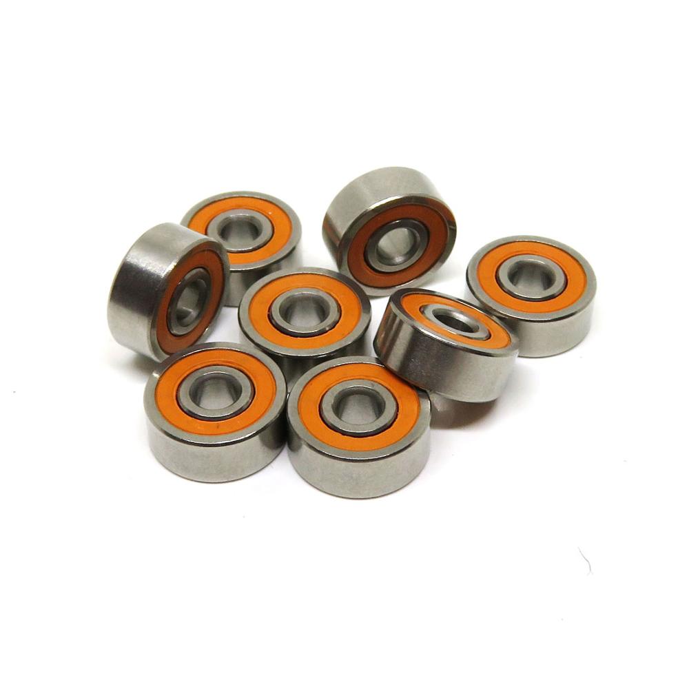 thumbnail image 2 of HP Reel Bearings ORANGE SEAL Ceramic Hybrid ABEC 7 Bearings For Concept A Reels (3x10x4 & 5x11x4) 2 of 5