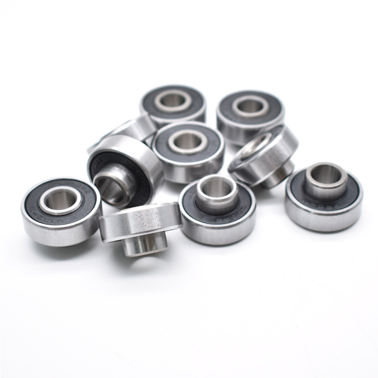 608-2RS Integral Shaft Bearing Long Life 608 Long Plate Integrated Bearing 8x22x12.6mm skateboard bearings.jpg