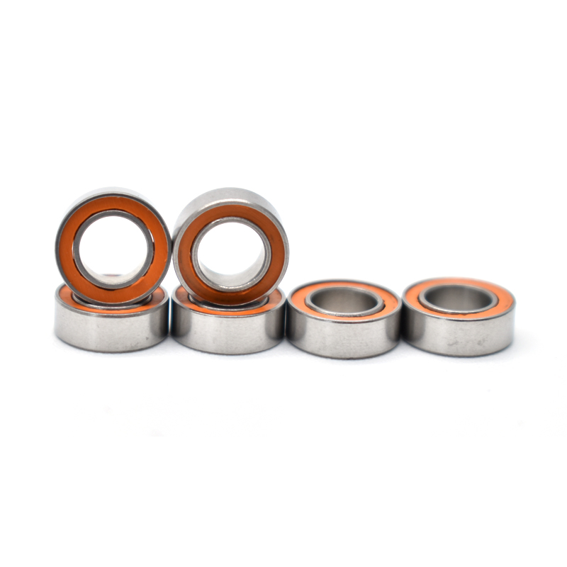 Boca Bearings Spool Bearing Kits ABEC 7 Orange Seal