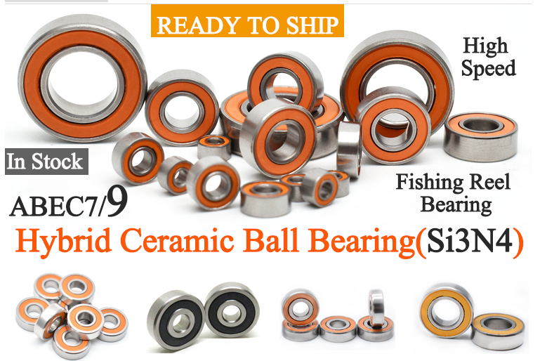 623 3x10x4mm Stainless spool bearings kit hybrid ball bearings abec 7  ceramic bearings for reels-Orange Seals Ceramic Hybrid Bearing-Ball Bearing  Factory, Your Expert of Ball Bearings and Plastic Roller Wheels丨DongGuan  Zoty Bearing