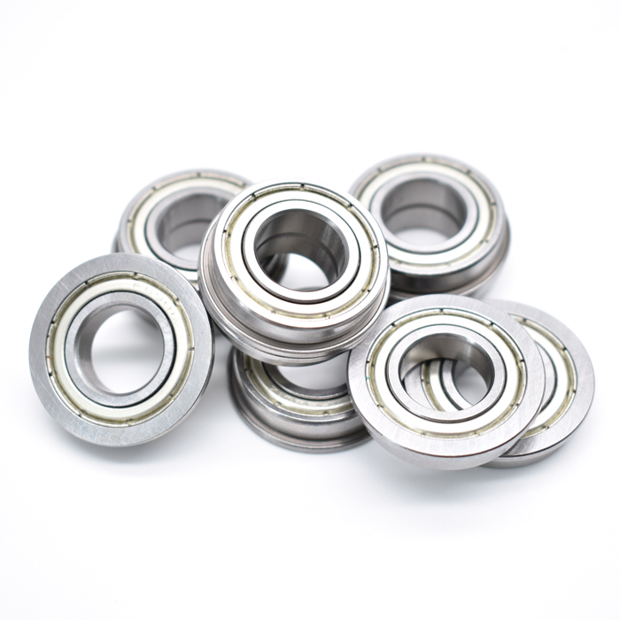 F6901ZZ Thin Section Bearings Flange Ball Bearing 12x24x6mm Shielded Chrome Bearings F6901 ZZ.jpg