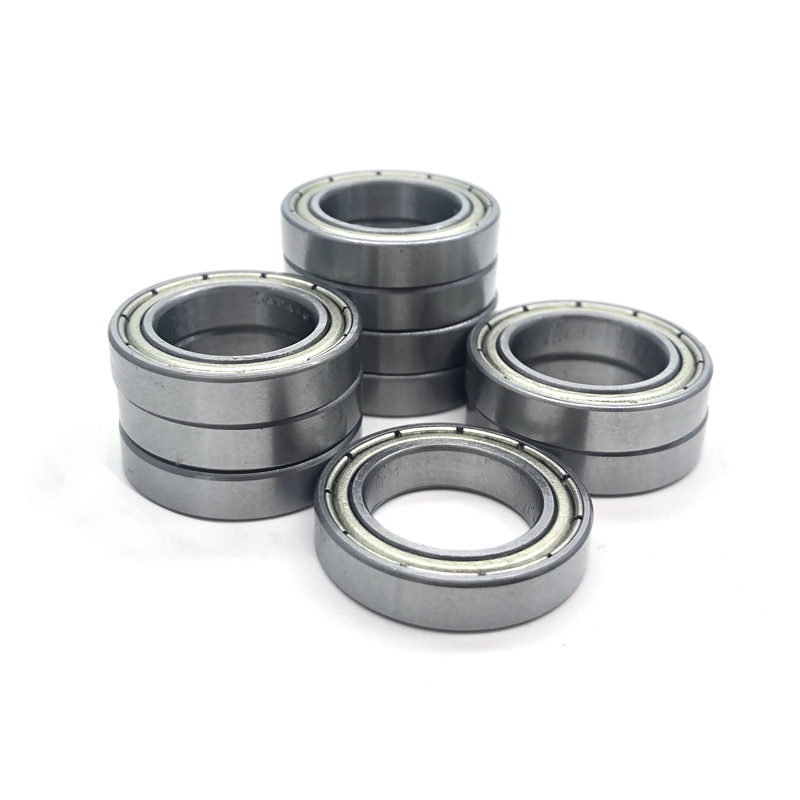 6802ZZ 15x24x5 Shielded Ball Bearings Steel Cage 15 mm Bore ID 24 mm OD 5 mm Width Double Shielded.jpg