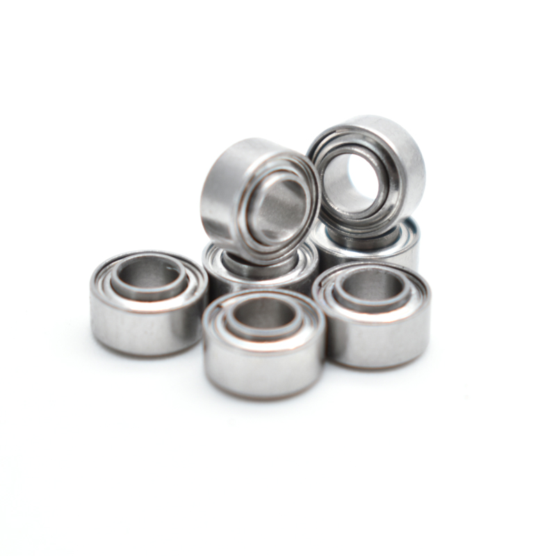 SR144ZZEE extended ring bearings 3.175x 6.35x2.779x3.539mm Inch series radial shielded bearing SR144-ZZEE