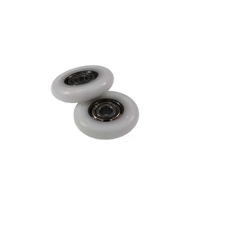 BSR62633-7 6x33x7mm Small White Plastic Roller Moving Doors Pulley Roller Wheel Bearing.jpg