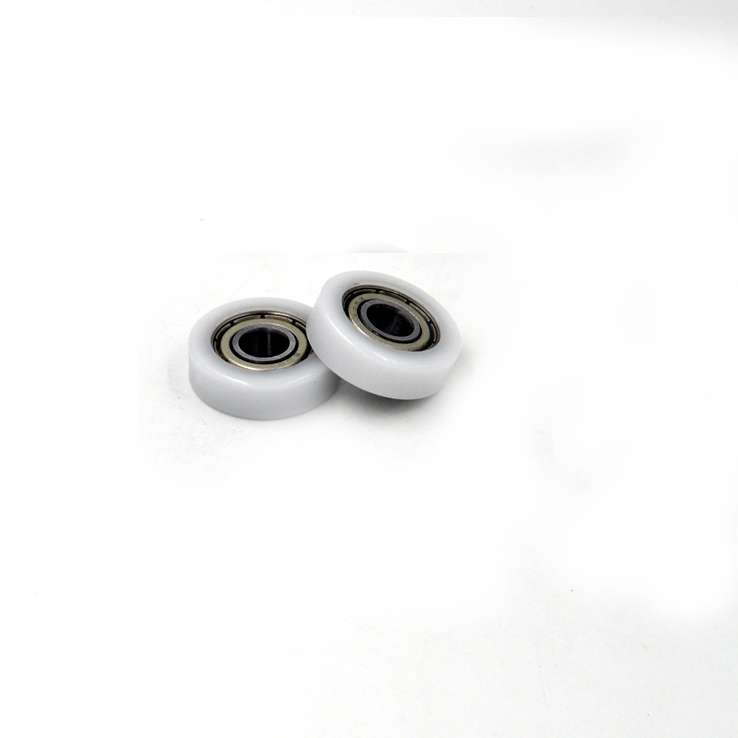 BS69619-5 6x19x5mm POM Nylon PA Coated Wheels with Bearings for Industrial Trolleys.jpg