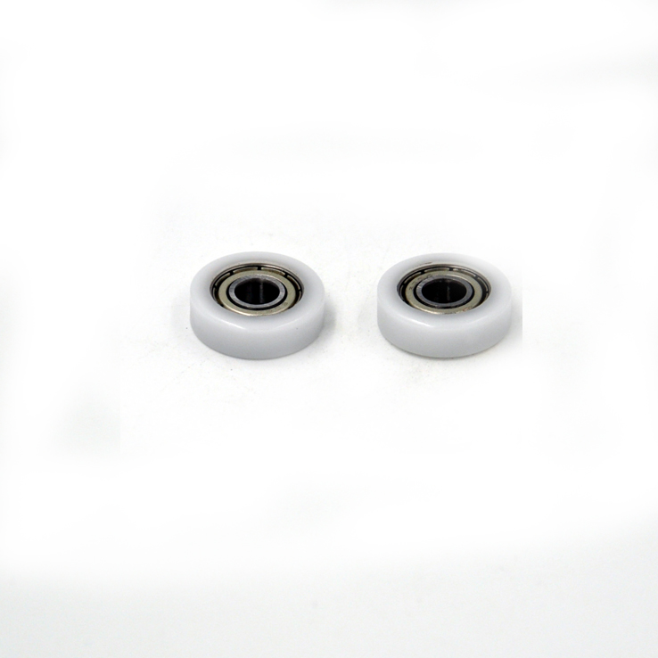 BS69619-5 6x19x5mm POM Nylon PA Coated Wheels with Bearings for Industrial Trolleys.jpg
