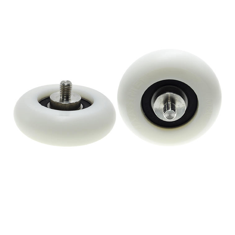 BSR620480-25C2L12M10 M10x80x25mm Polyoxymethylene nylon ball bearing plastic rollers, coated with 2RS & ZZ seals.jpg BSR620480-25C2L12M10 M10x80x25mm Polyoxymethylene nylon ball bearing plastic rollers, coated with 2RS & ZZ seals.jpg