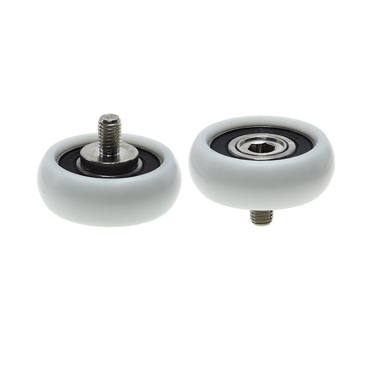 BSRS620460-20C2L15M10 M10x60x20mm Threaded Pom belt pulley bearing plastic roller, used in pizza oven production line baking equipment.jpg BSRS620460-20C2L15M10 M10x60x20mm Threaded Pom belt pulley bearing plastic roller, used in pizza oven production line baking equipment.jpg