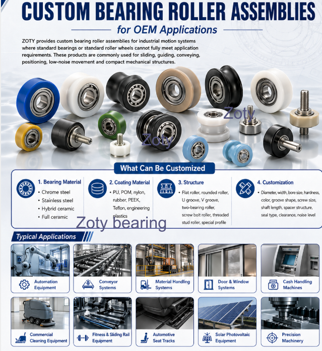 Custom Bearing & Roller Assemblies
