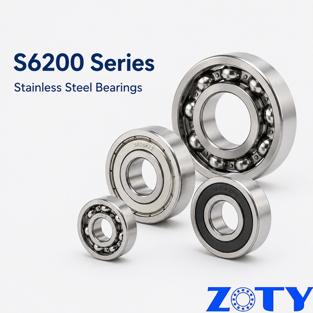 S6200 Series Stainless Steel Bearings