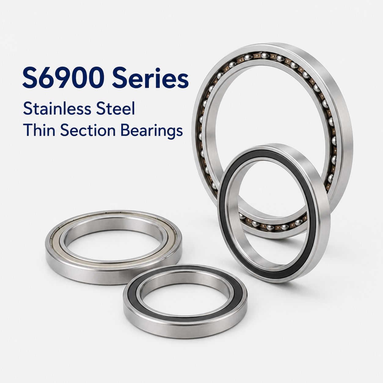 S6900 Series Stainless Steel Thin Section Bearings